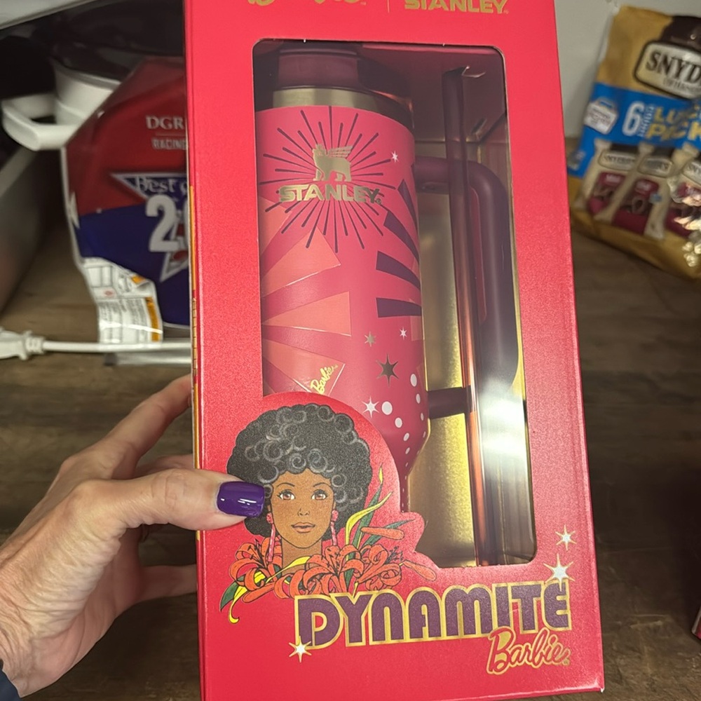 Barbie Stanley the flow state quencher H2 .0 Tumblr 40 ounce